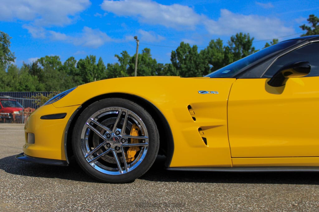 CORVETTE C5-R Yellow Earnhardt Raced Car ACTION 2001